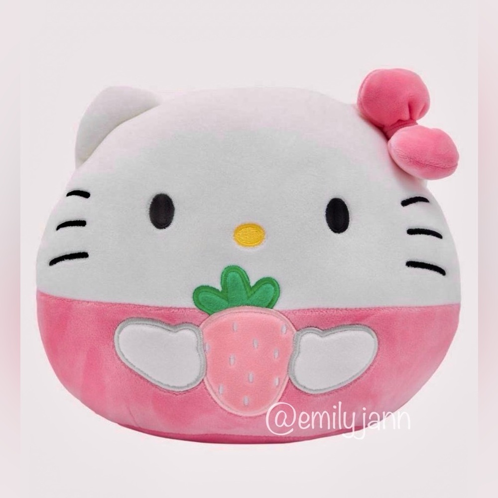 Squishmallows Hello Kitty🎀Strawberry Plush